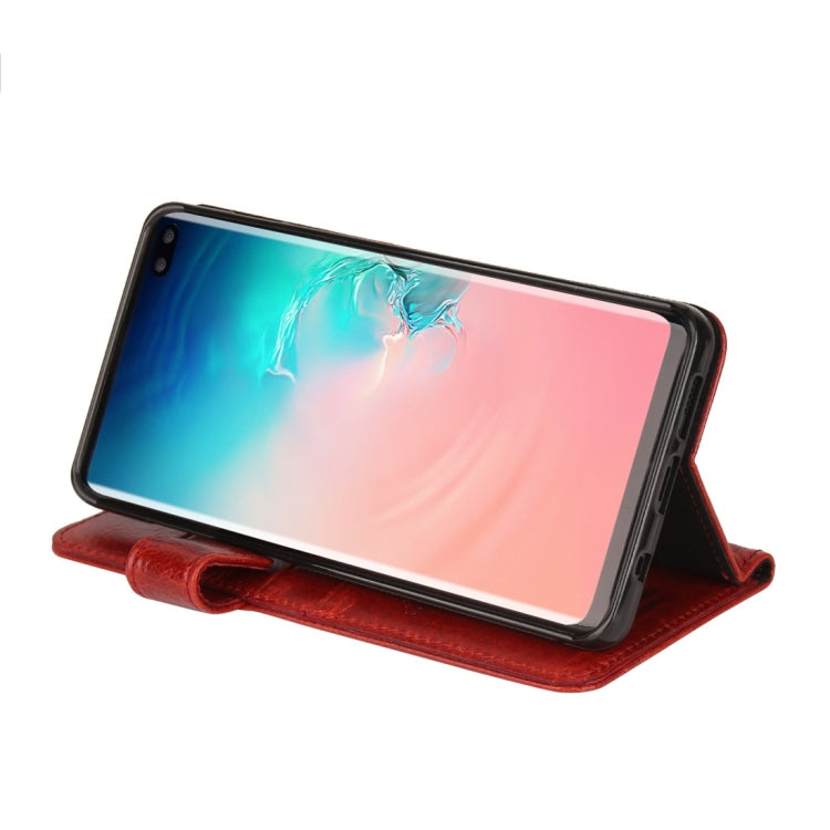 Pierre Cardin PCL-P05 Horizontal Flip Leather Case for Galaxy S10 Plus, with Holder & Card Slot & Wallet