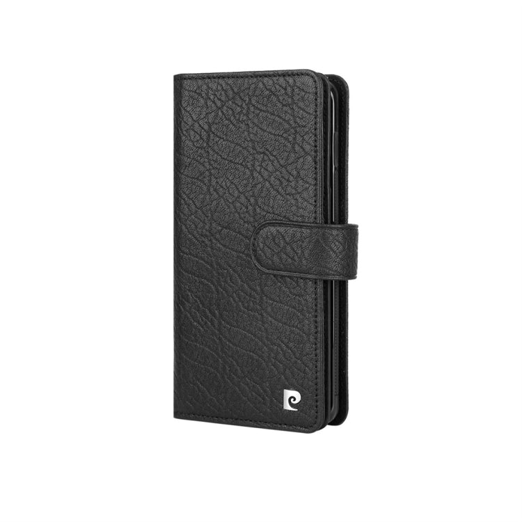 Pierre Cardin PCL-P09 Horizontal Flip Leather Case for Galaxy S10 Plus, with Card Slot & Wallet(Black)