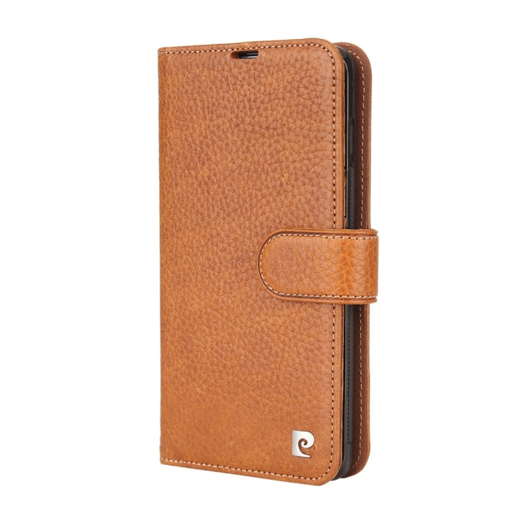 Pierre Cardin PCS-P08 Horizontal Flip Leather Case for Galaxy S10, with Holder & Card Slot