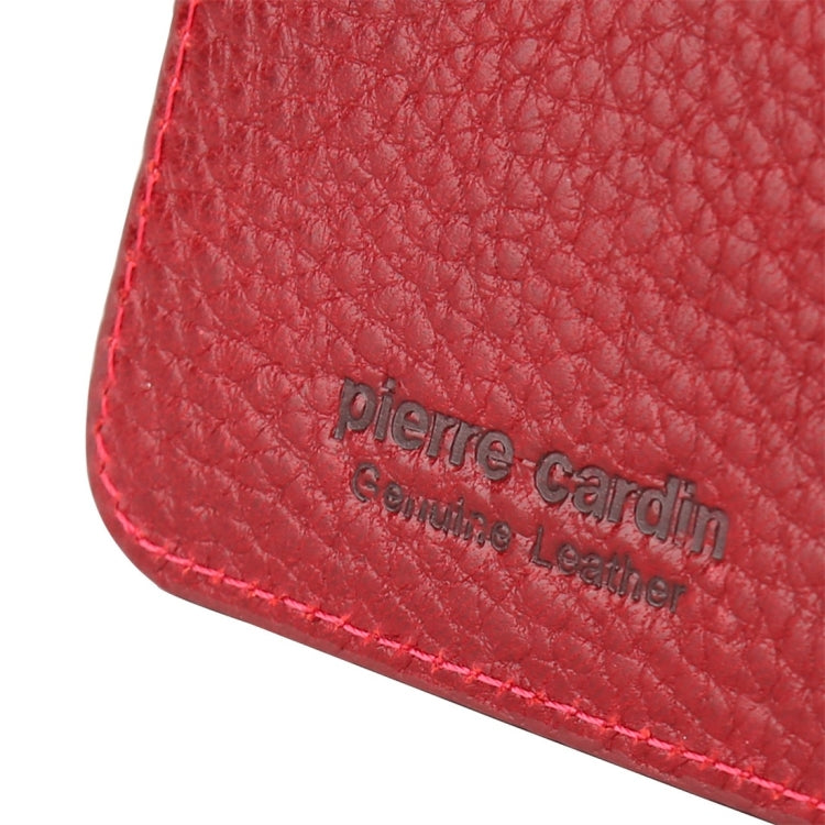 Pierre Cardin PCS-P08 Horizontal Flip Leather Case for Galaxy S10, with Holder & Card Slot