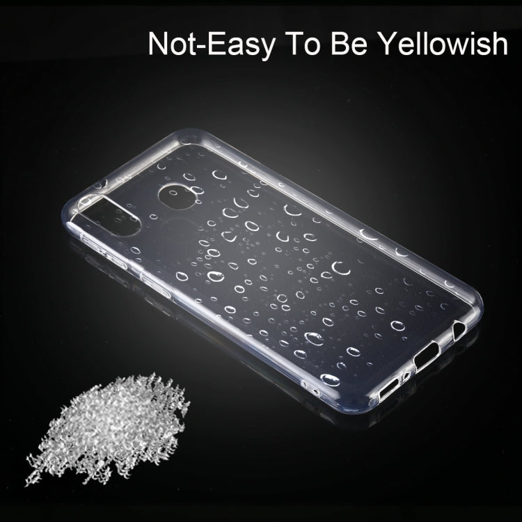 0.75mm Ultrathin Transparent TPU Soft Protective Case for Galaxy M20
