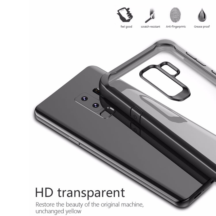 Transparent PC + TPU Full Coverage Shockproof Protective Case for Galaxy S9+