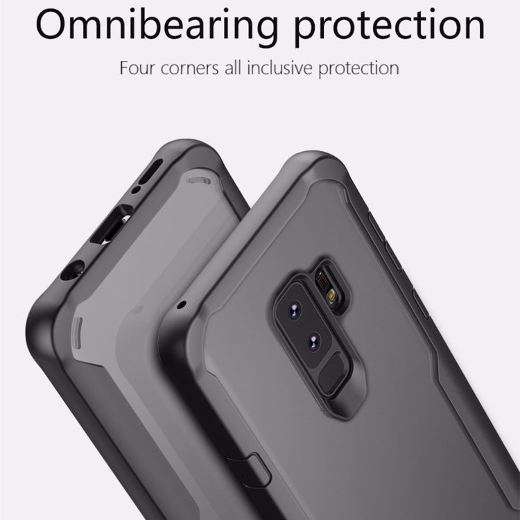 Transparent PC + TPU Full Coverage Shockproof Protective Case for Galaxy S9+