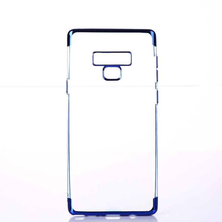 Three Sections Electroplating Side TPU Protective Back Case for Galaxy Note9