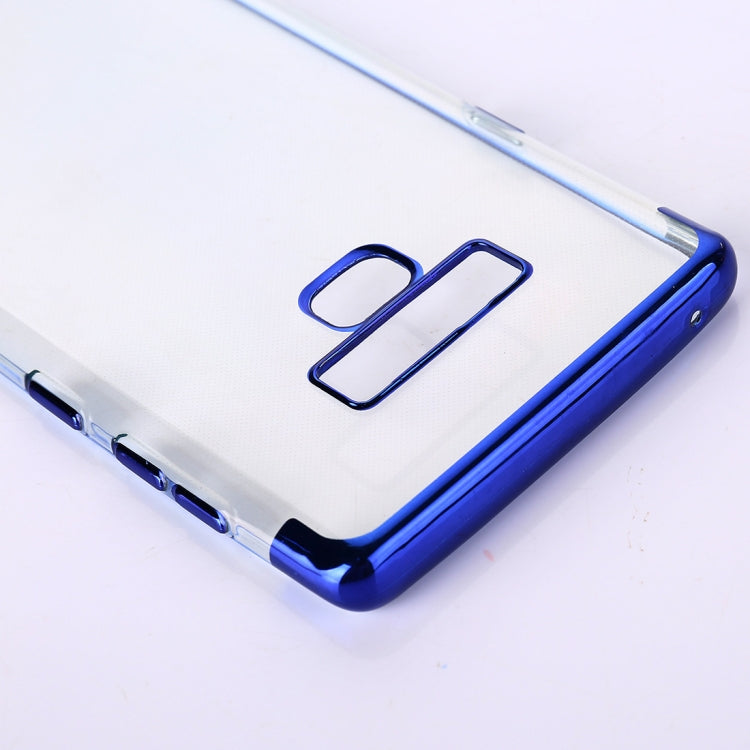 Three Sections Electroplating Side TPU Protective Back Case for Galaxy Note9