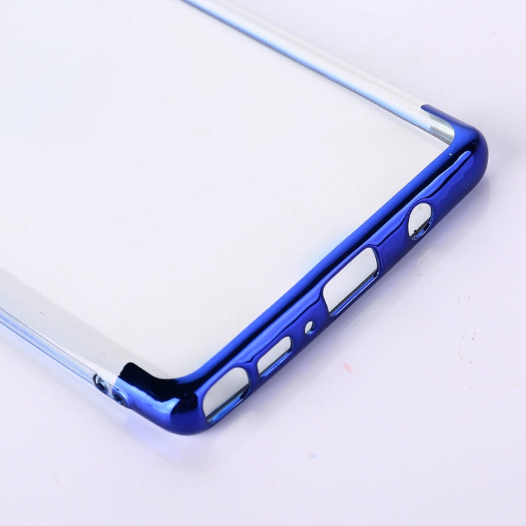 Three Sections Electroplating Side TPU Protective Back Case for Galaxy Note9