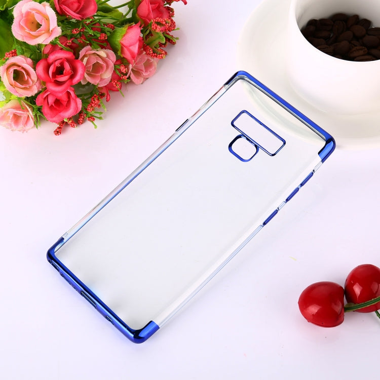 Three Sections Electroplating Side TPU Protective Back Case for Galaxy Note9