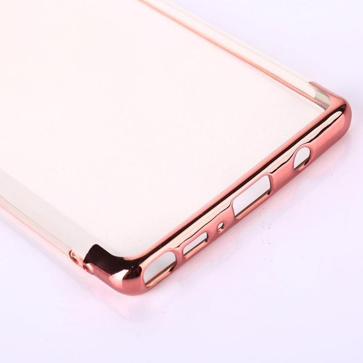 Three Sections Electroplating Side TPU Protective Back Case for Galaxy Note9