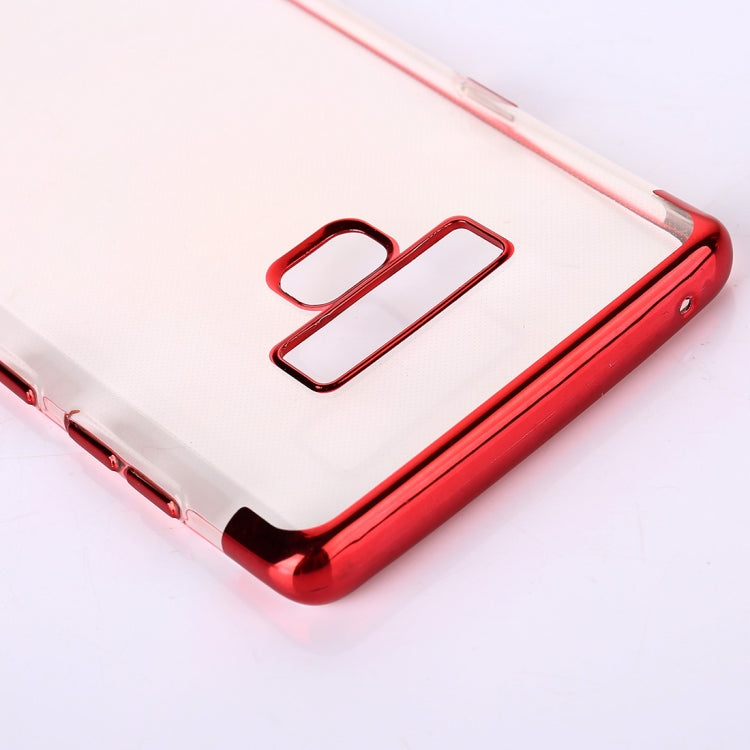Three Sections Electroplating Side TPU Protective Back Case for Galaxy Note9