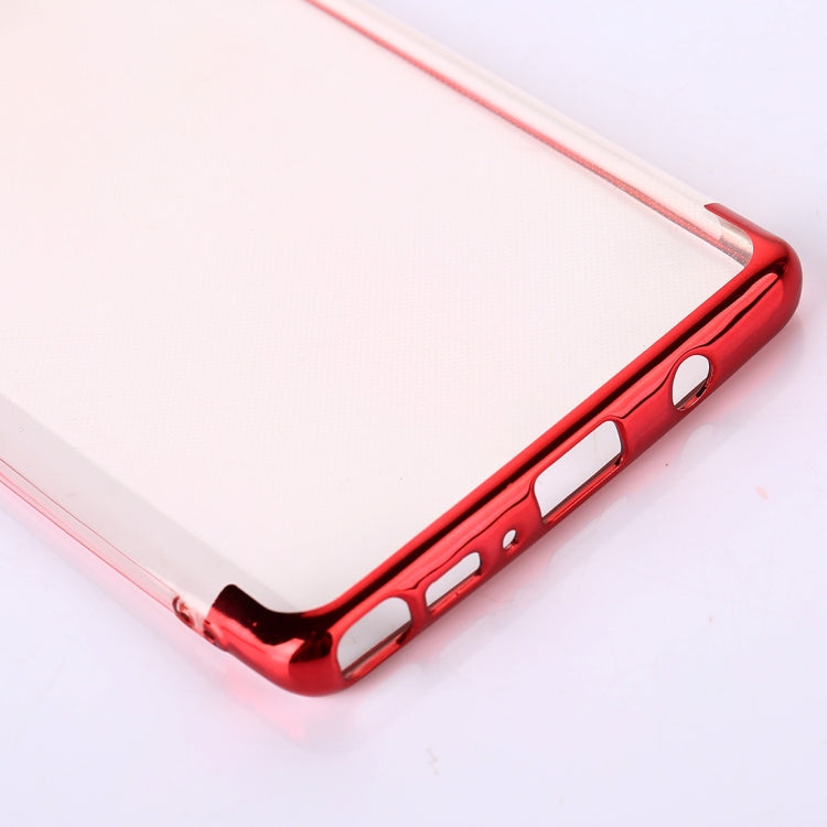 Three Sections Electroplating Side TPU Protective Back Case for Galaxy Note9