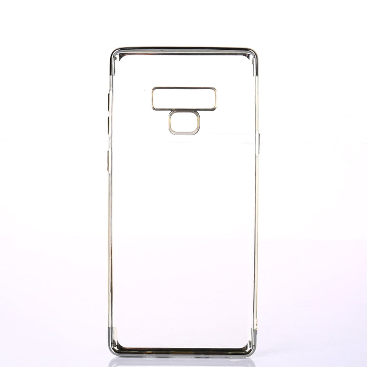 Three Sections Electroplating Side TPU Protective Back Case for Galaxy Note9