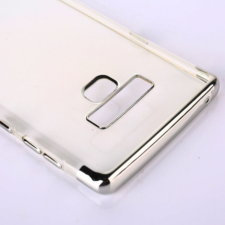 Three Sections Electroplating Side TPU Protective Back Case for Galaxy Note9