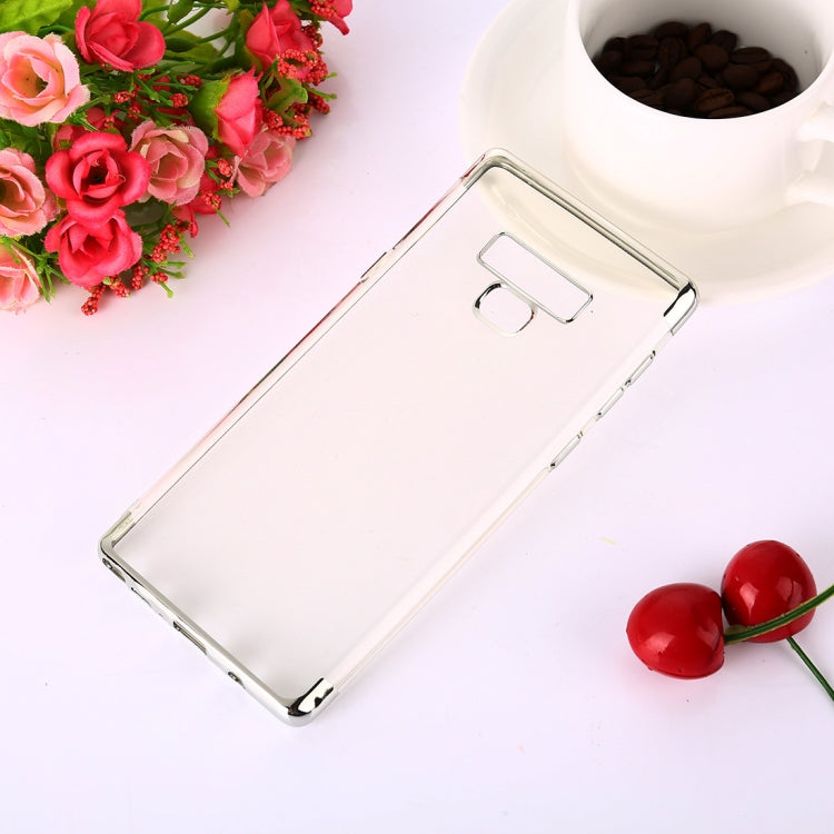 Three Sections Electroplating Side TPU Protective Back Case for Galaxy Note9