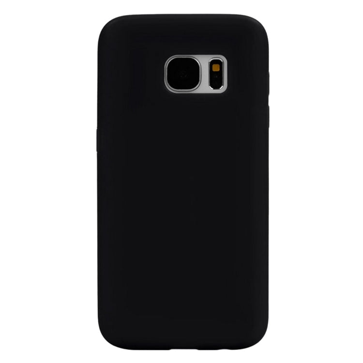 For Galaxy S7 / G930 Horizontal Flip Transparent Touch Screen PC Front Cover + TPU Back Cover Protective Case