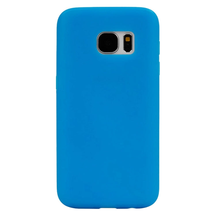 For Galaxy S7 / G930 Horizontal Flip Transparent Touch Screen PC Front Cover + TPU Back Cover Protective Case