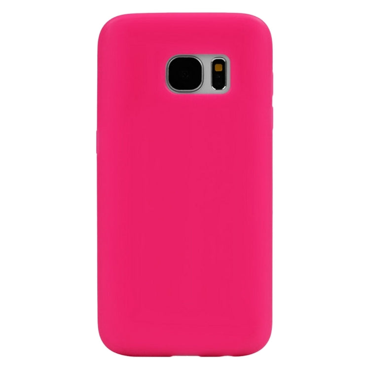 For Galaxy S7 / G930 Horizontal Flip Transparent Touch Screen PC Front Cover + TPU Back Cover Protective Case