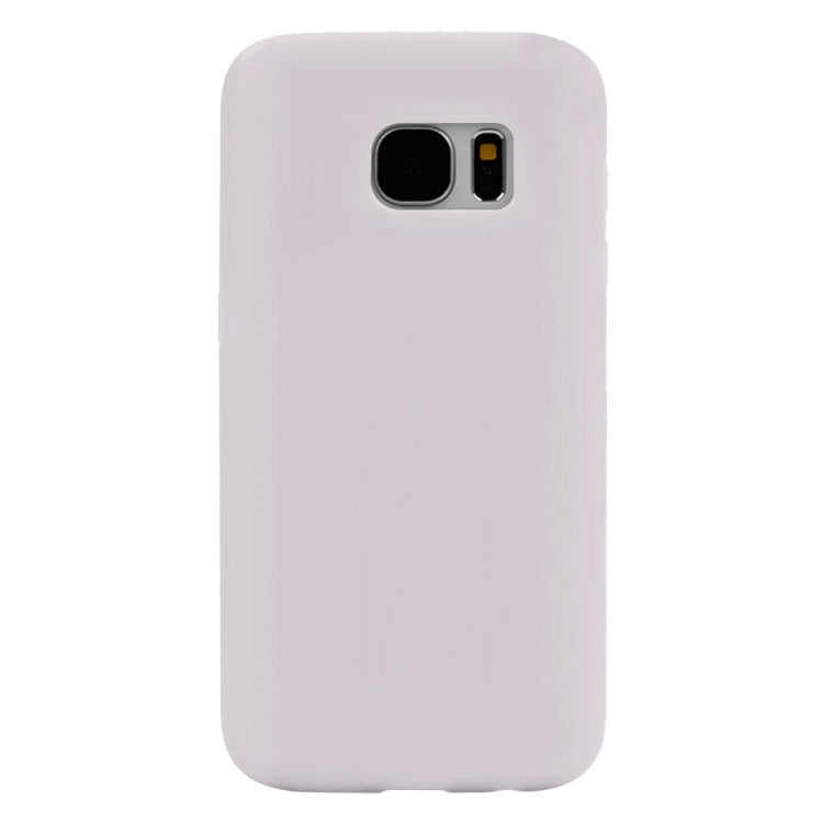 For Galaxy S7 / G930 Horizontal Flip Transparent Touch Screen PC Front Cover + TPU Back Cover Protective Case