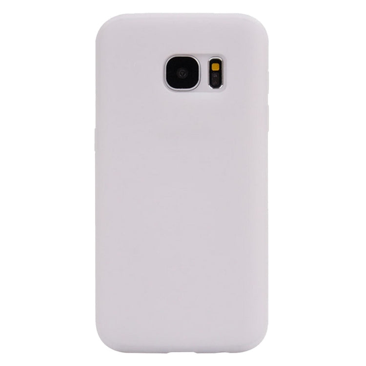 For Galaxy S7 / G930 Horizontal Flip Transparent Touch Screen PC Front Cover + TPU Back Cover Protective Case