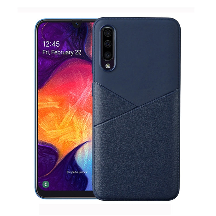 Ultra-thin Shockproof Soft TPU + Leather Case for Galaxy A70