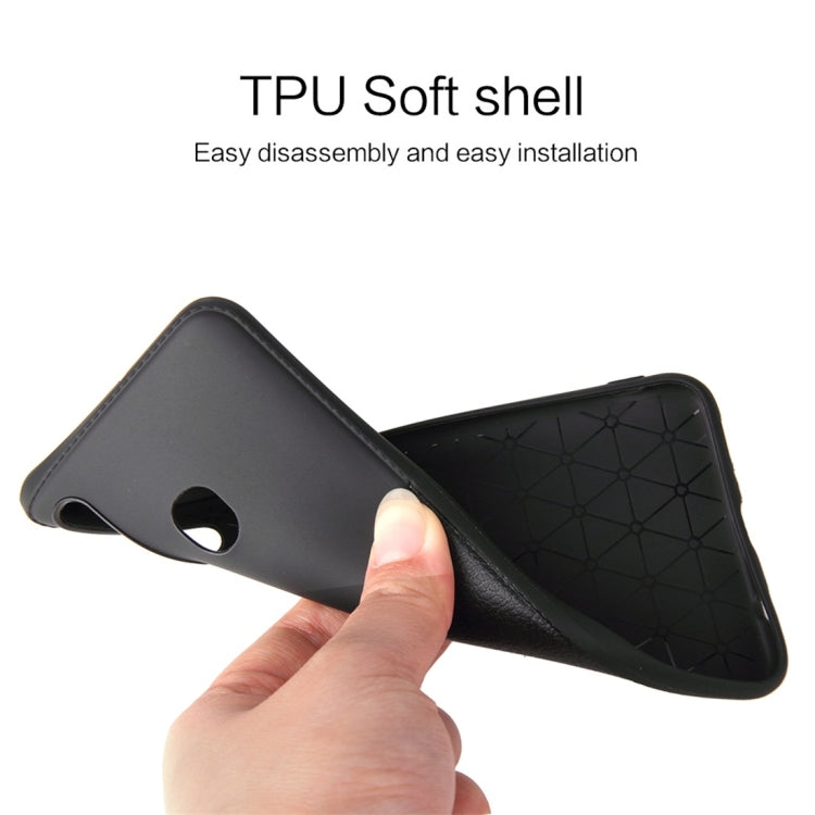 Ultra-thin Shockproof Soft TPU + Leather Case for Galaxy M20