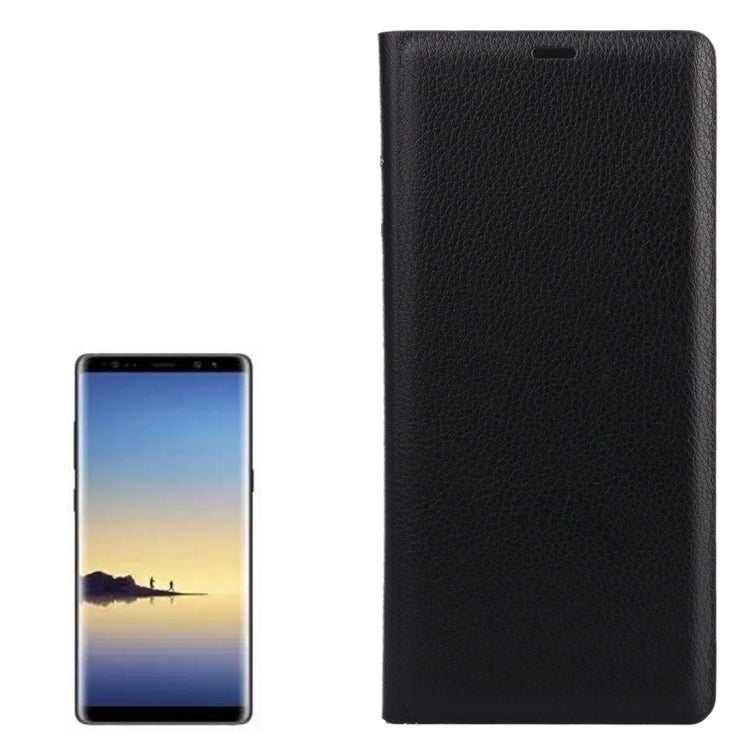 For Galaxy Note 8 Litchi Texture Horizontal Flip Leather Case with Card Slots