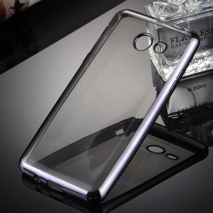 For Galaxy J5 (2017) (US Version) Electroplating Frame Soft TPU Protective Back Cover Case