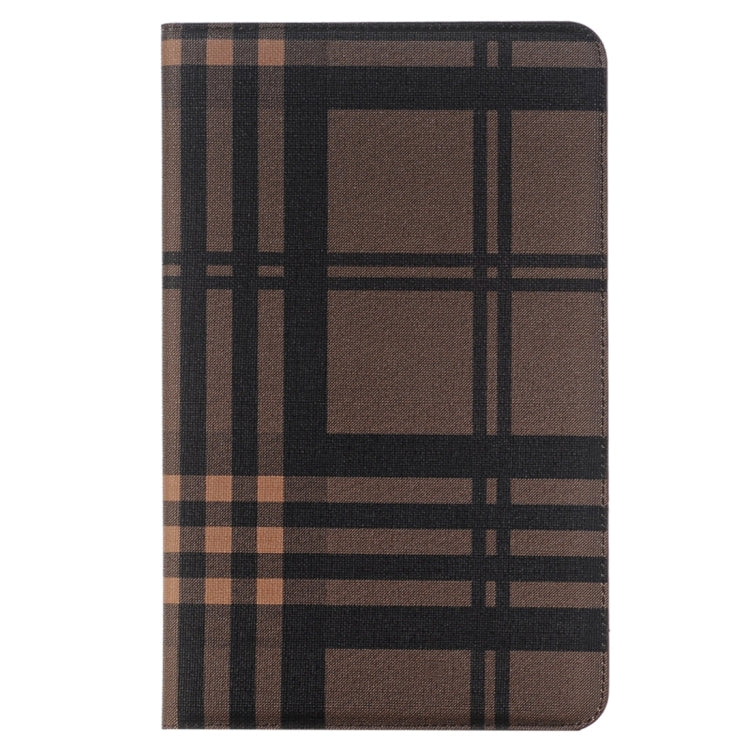 For Galaxy Tab A 10.1 / T580 Lattice Stripes Texture Horizontal Flip Leather Case with Holder & Card Slots & Wallet