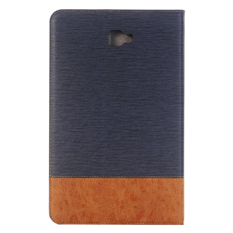For Galaxy Tab A 10.1 / T580 Cross Texture Horizontal Flip Leather Case with Holder & Card Slots & Wallet
