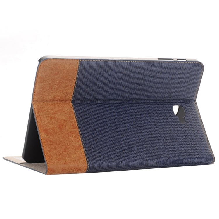 For Galaxy Tab A 10.1 / T580 Cross Texture Horizontal Flip Leather Case with Holder & Card Slots & Wallet