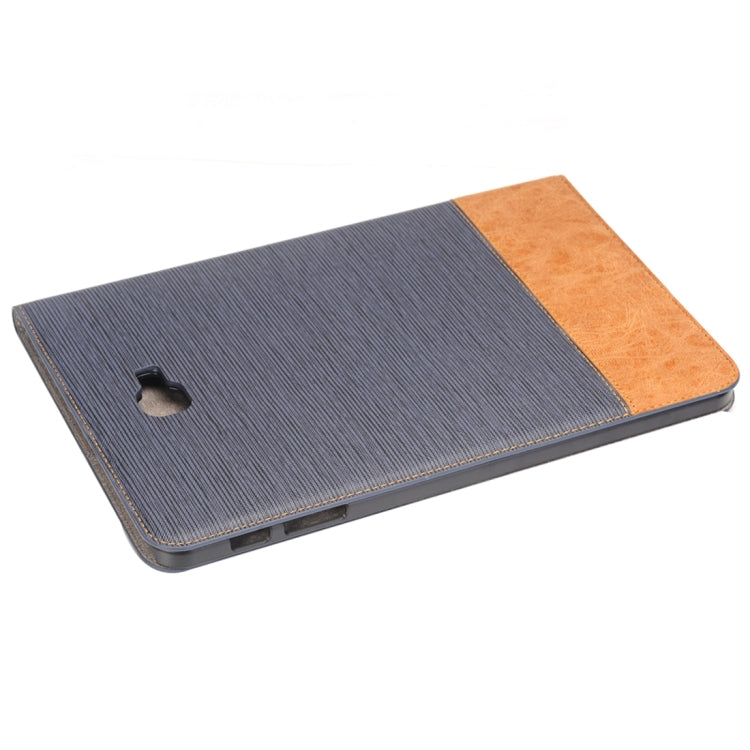 For Galaxy Tab A 10.1 / T580 Cross Texture Horizontal Flip Leather Case with Holder & Card Slots & Wallet