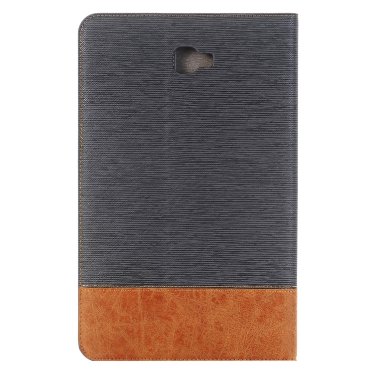 For Galaxy Tab A 10.1 / T580 Cross Texture Horizontal Flip Leather Case with Holder & Card Slots & Wallet