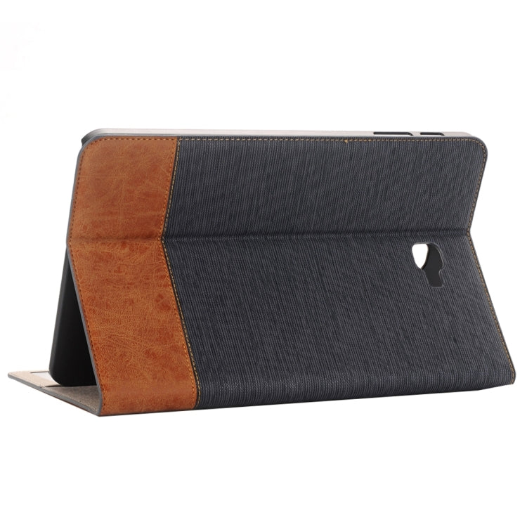 For Galaxy Tab A 10.1 / T580 Cross Texture Horizontal Flip Leather Case with Holder & Card Slots & Wallet