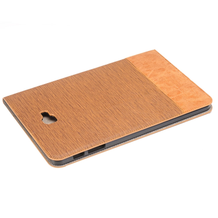 For Galaxy Tab A 10.1 / T580 Cross Texture Horizontal Flip Leather Case with Holder & Card Slots & Wallet