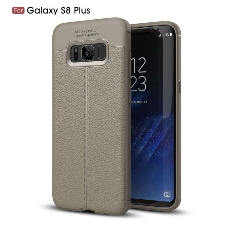 For Galaxy S8 + / G9550 Litchi Texture TPU Protective Back Cover Case