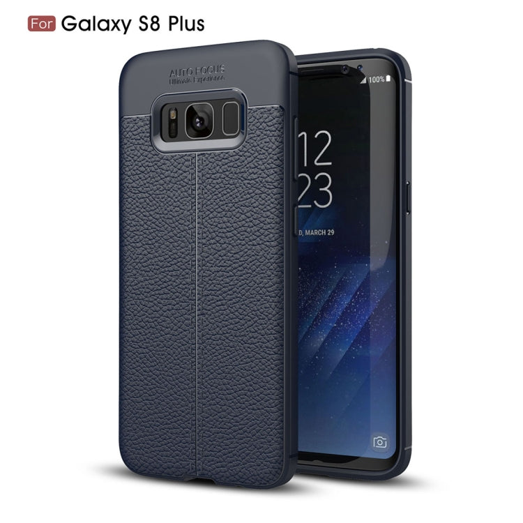 For Galaxy S8 + / G9550 Litchi Texture TPU Protective Back Cover Case