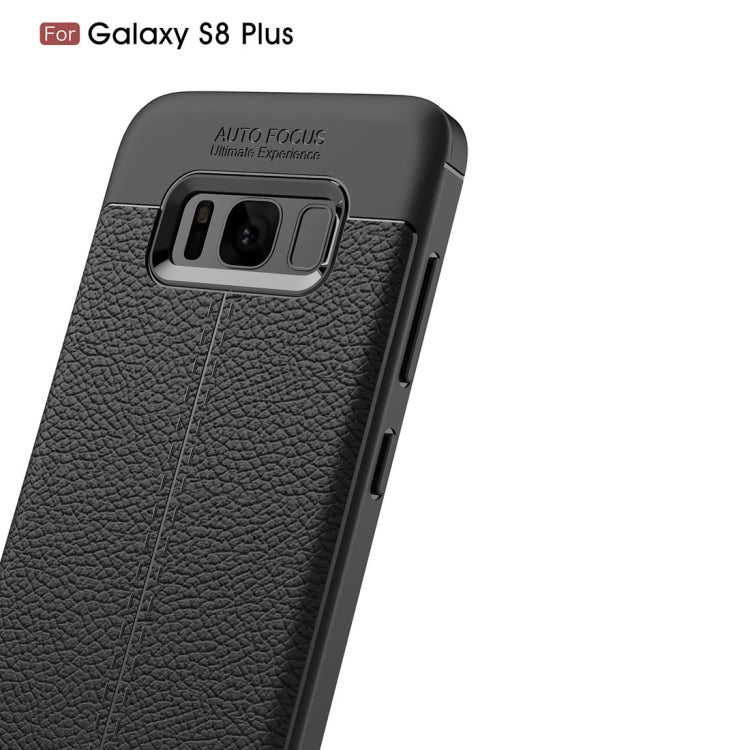 For Galaxy S8 + / G9550 Litchi Texture TPU Protective Back Cover Case