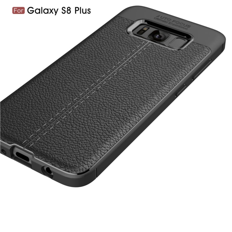 For Galaxy S8 + / G9550 Litchi Texture TPU Protective Back Cover Case