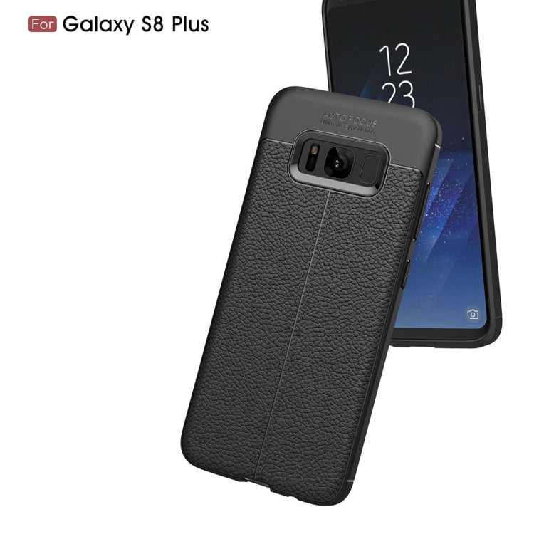 For Galaxy S8 + / G9550 Litchi Texture TPU Protective Back Cover Case