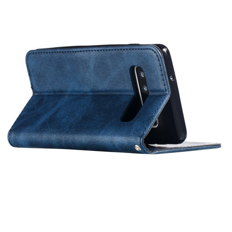 Calf Texture Zipper Magnetic Horizontal Flip Leather Case for Galaxy S10, with Wallet & Holder & Card Slots