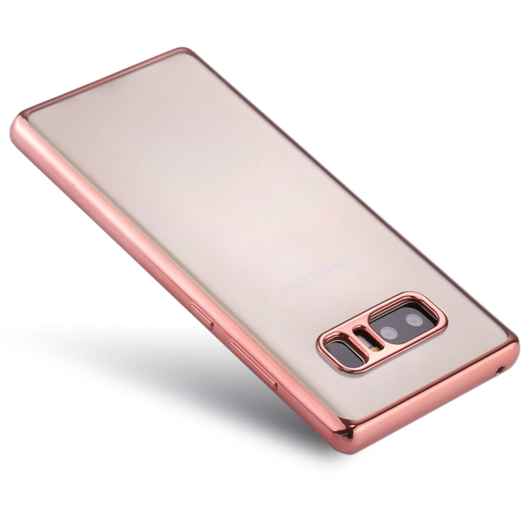 For Galaxy Note 8 Electroplating Side TPU Protective Back Cover Case