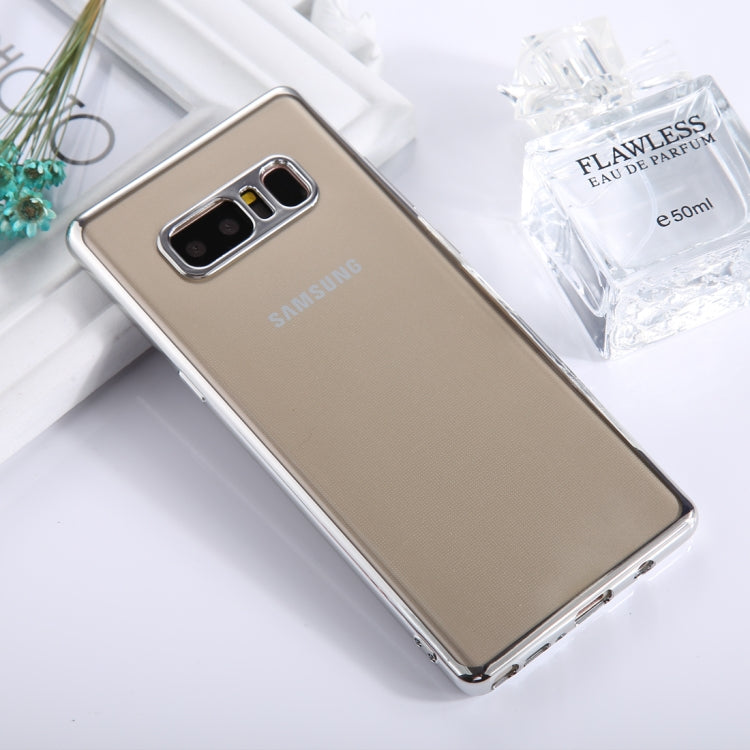 For Galaxy Note 8 Electroplating Side TPU Protective Back Cover Case