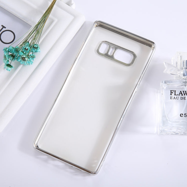 For Galaxy Note 8 Electroplating Side TPU Protective Back Cover Case