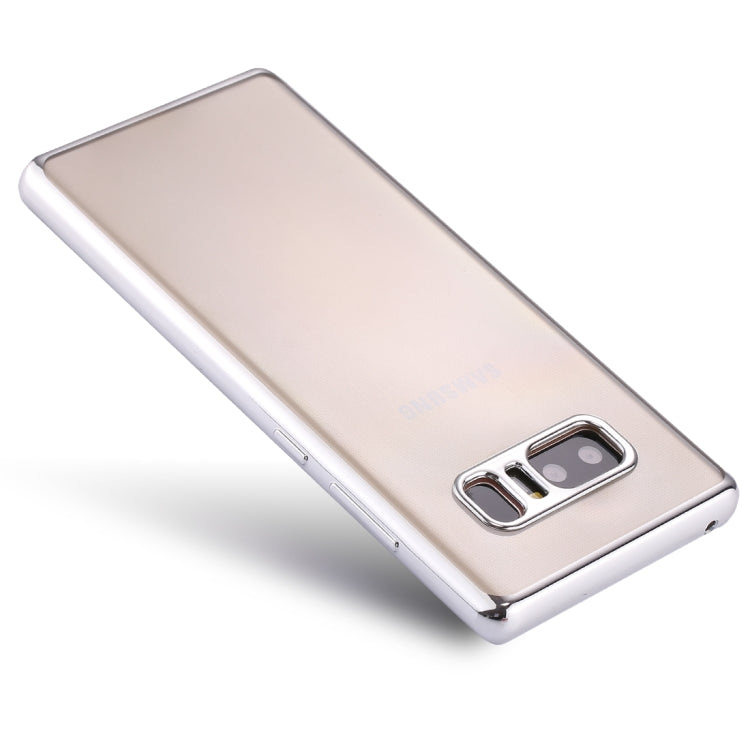 For Galaxy Note 8 Electroplating Side TPU Protective Back Cover Case
