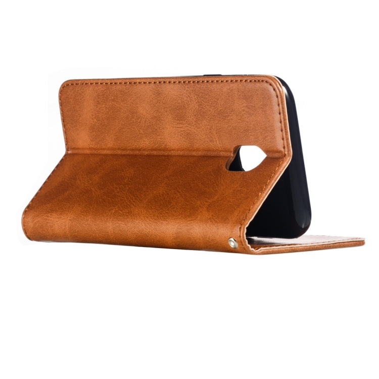 Calf Texture Zipper Magnetic Horizontal Flip Leather Case for Galaxy J530 (J5 2017), with Wallet & Holder & Card Slots