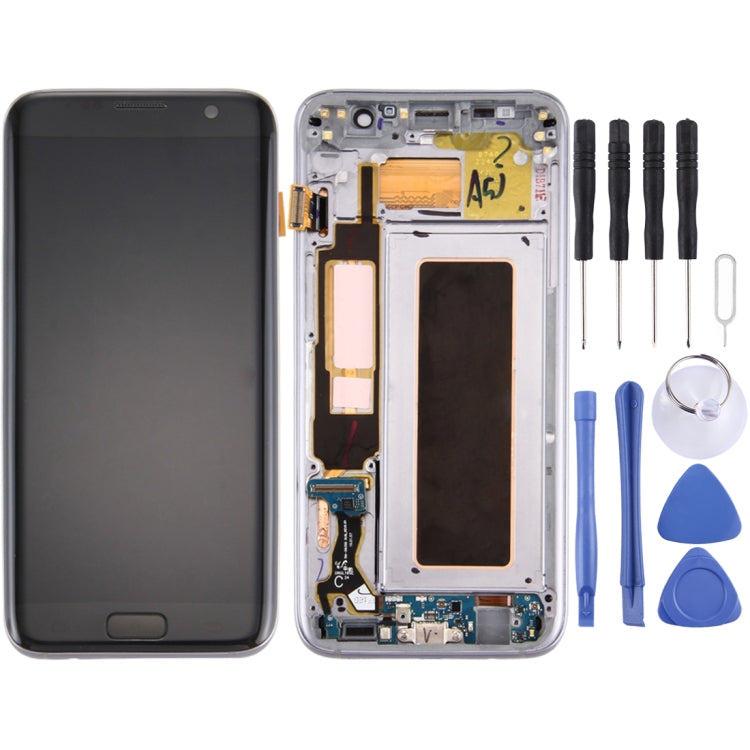 Original LCD Screen and Digitizer Full Assembly with Frame & Charging Port Board & Volume Button & Power Button