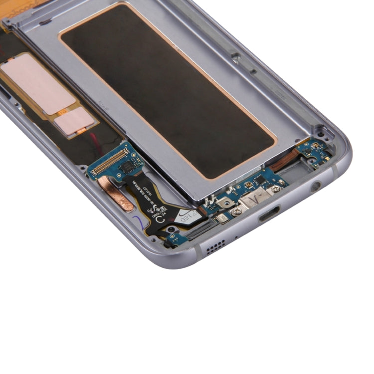 Original LCD Screen and Digitizer Full Assembly with Frame & Charging Port Board & Volume Button & Power Button