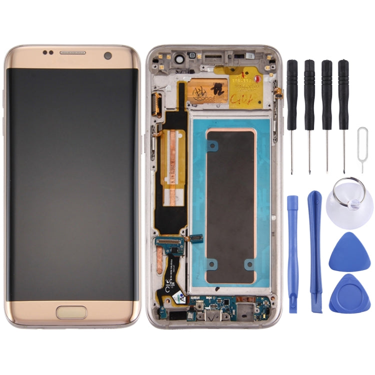 Original LCD Screen and Digitizer Full Assembly with Frame & Charging Port Board & Volume Button & Power Button