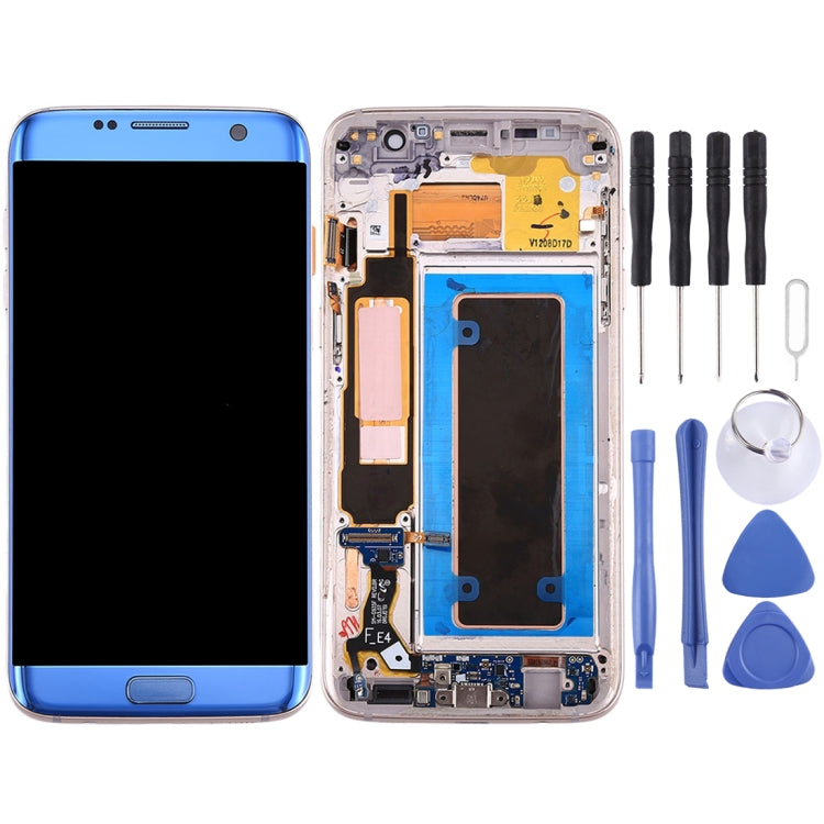 Original LCD Screen and Digitizer Full Assembly with Frame & Charging Port Board & Volume Button & Power Button