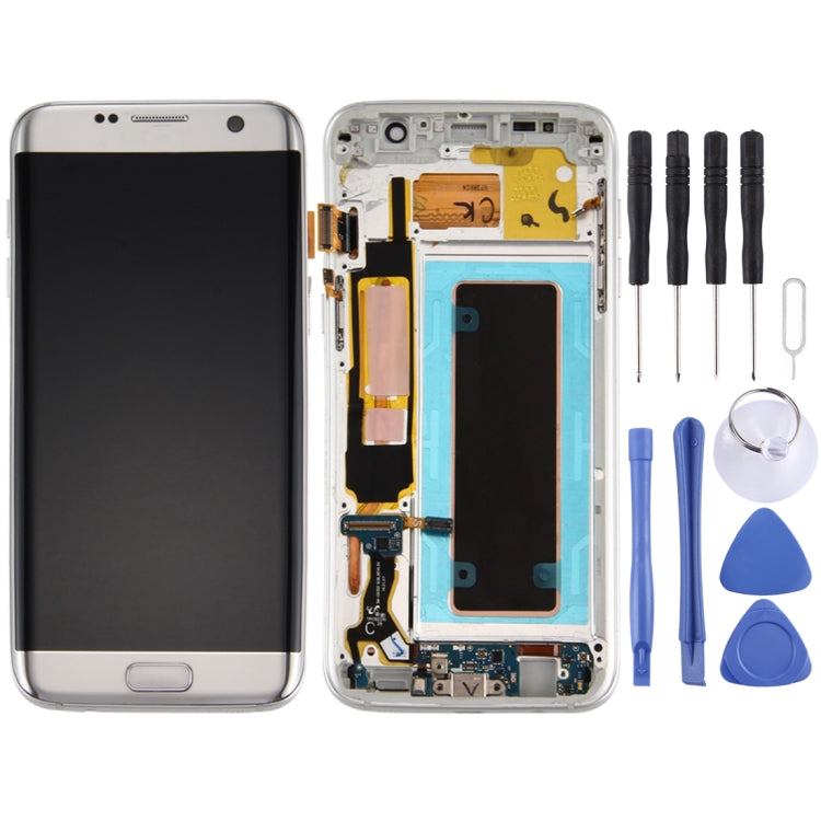 Original LCD Screen and Digitizer Full Assembly with Frame & Charging Port Board & Volume Button & Power Button