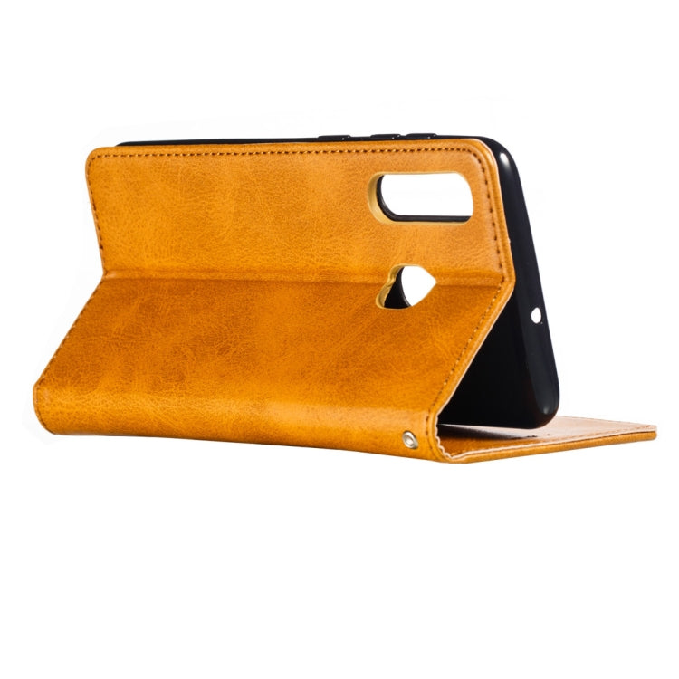 Calf Texture Zipper Magnetic Horizontal Flip Leather Case for Galaxy A30, with Wallet & Holder & Card Slots
